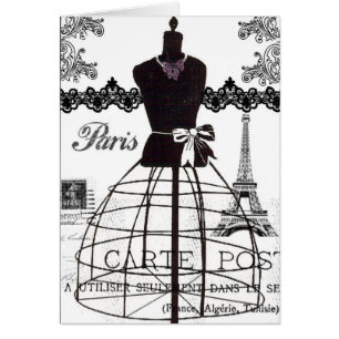 Black White Paris Fashion Mannequin