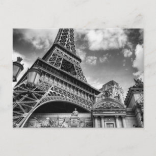 Black & White Paris Postcard