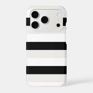 Black White Pastel horizontal stripes pattern