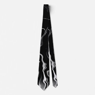 Black & White Pattern Clasy Neck Tie