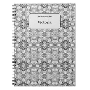 Black&White Pattern Notebook