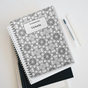 Black&White Pattern Notebook