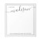 Black White Personalised Name | From The Desk Of