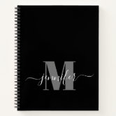 M: Sketchbook - Cute Floral Initial Monogram Drawing Book for Artists -  Fancy Personalized Doodling Pad for Students for (Paperback)