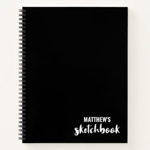 Black And White Notebooks Zazzle