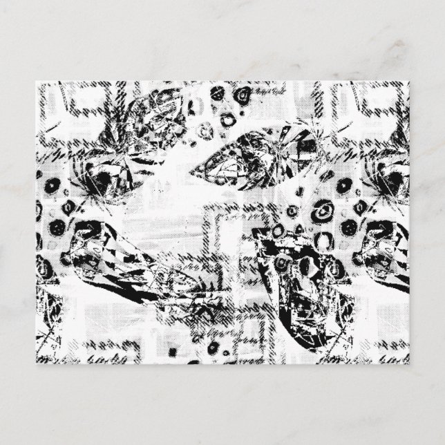 Black & White Photo Postcards – Custom Design (Front)