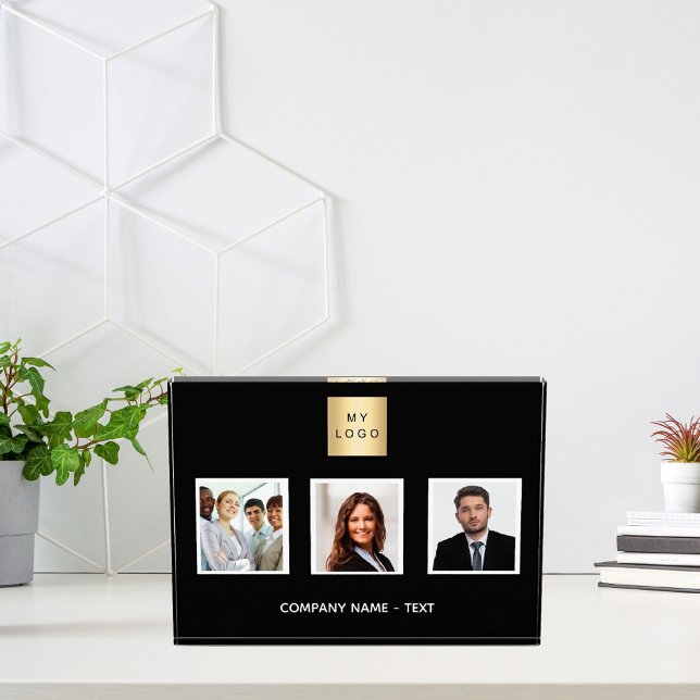 Black white photo team business logo (Creator Uploaded)