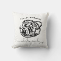 Black White Photography Camera Logo Graphic