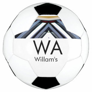 Black white piano keys add name initial letter mon football