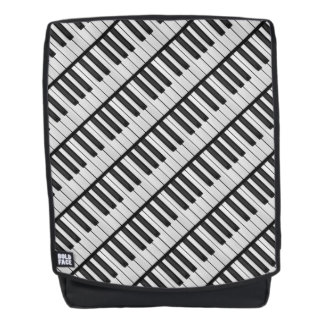 Black & White Piano Keys Backpack