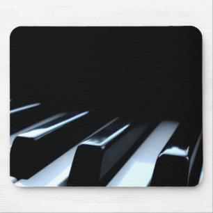 Black & White Piano Keys Mouse Mat