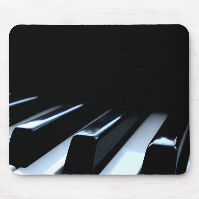 Black & White Piano Keys Mouse Mat (Front)