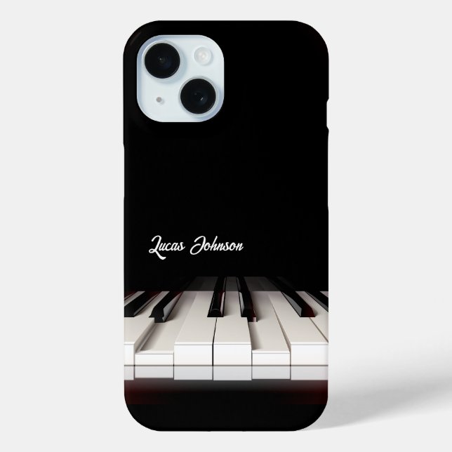 Black & White Piano Keys | Music Fan Gifts Case-Ma Case-Mate iPhone Case (Back)
