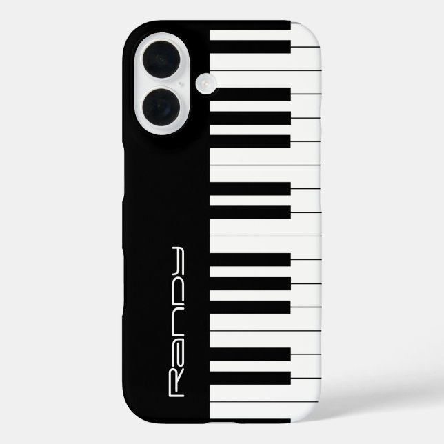 Black & White Piano Keys | Music Fan Gifts Case-Mate iPhone Case (Back)