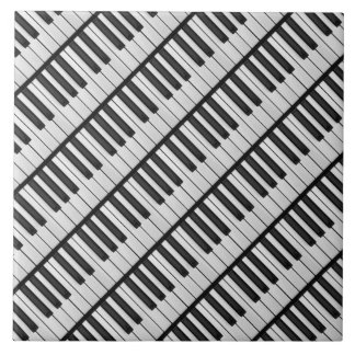 Black & White Piano Keys Tile
