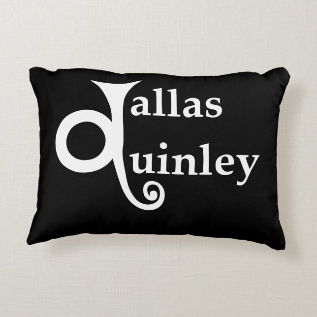 BLACK & WHITE PILLOW (Back)