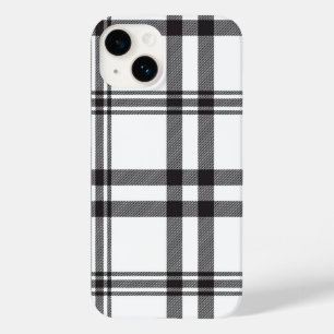Black White Plaid Iphone Case 