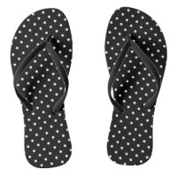 black & white poke dots sandals retro rockabilly