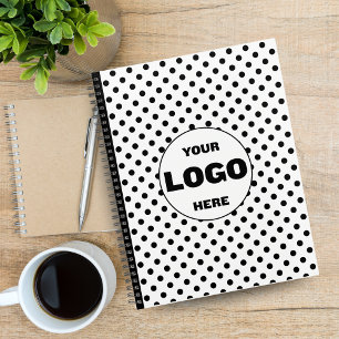 Black & White Polka Dot Custom 2026 Business Planner