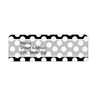 Black & White Polka Dots