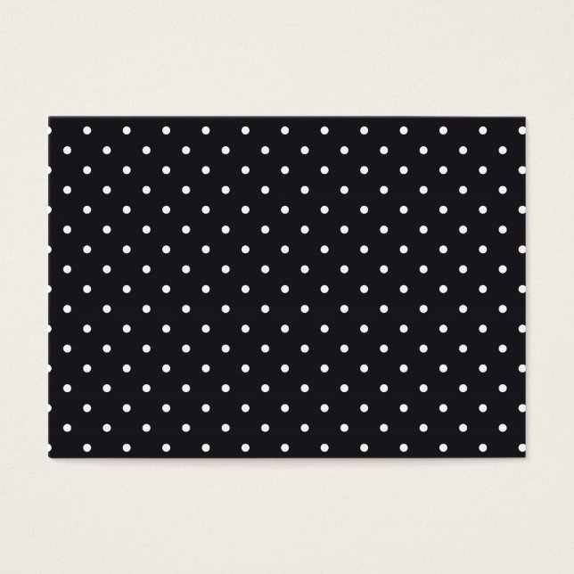 Black White Polka Dots (Front)
