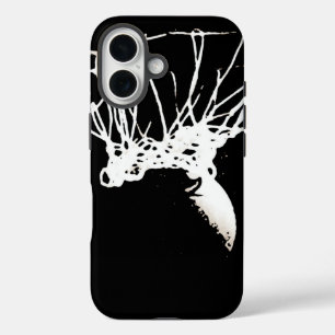 Black White Pop Art Basketball iPhone 16 Case