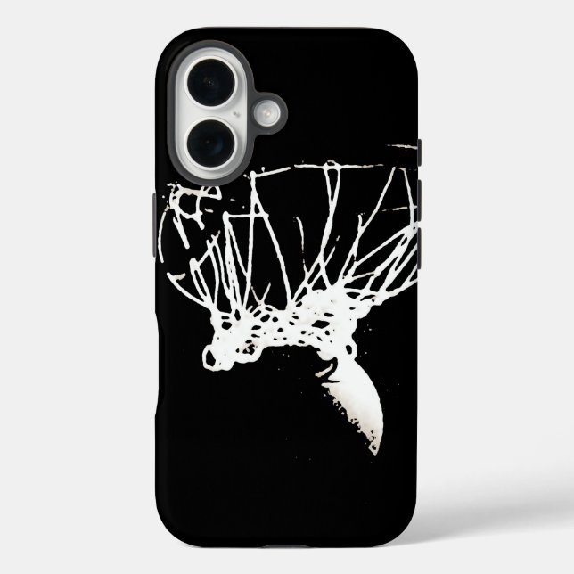 Black White Pop Art Basketball Case-Mate iPhone Case (Back)