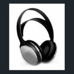 Black White Pop Art Headphone Poster<br><div class="desc">Hip Hop,  R&B,  Rock,  Heavy Metal,  Techno,  Punk,  Rap,  Classic,  African American,  Jazz... . We love music,  we love listening cds,  radio. Enjoying watching video clibs,  mixes,  remixes,  covers.</div>