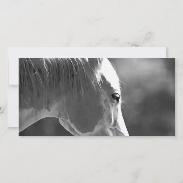 Black & White Pop Art Horse (Front)