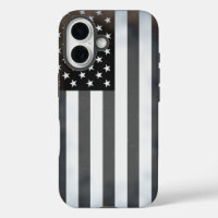 Black & White Pop Art US American Flag