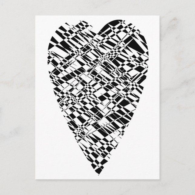 black & white postcard (Front)