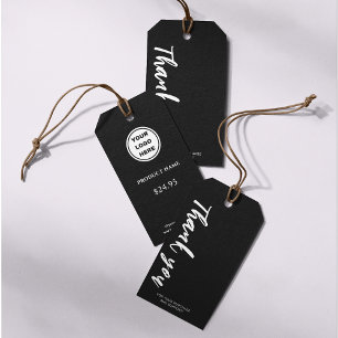 Black White Price Tags - Business Logo Boutique