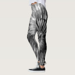 Black & White Psychedelic Starburst Tie Dye Leggings<br><div class="desc">These leggings feature a psychedelic tie dye design reminiscent of the 1960s hippie counter culture. Perfect for yoga,  running,  working out at the gym,  or just when you want to wear some cute sexy tights. The colours are monochrome with shades of black white and grey.</div>