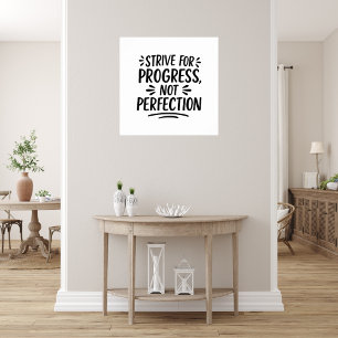 Black white quote motivational poster