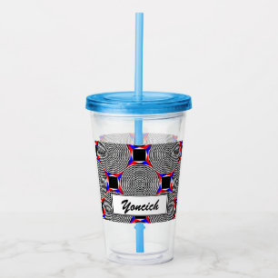 Black & White Radiation by Kenneth Yoncich Acrylic Tumbler