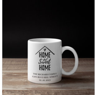 Black & White Real Estate Client Closing Gift Coffee Mug