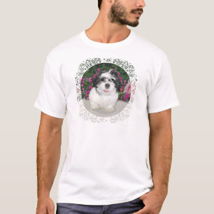 Black & White Shih Tzu Puppy Rescue Dog T-Shirt