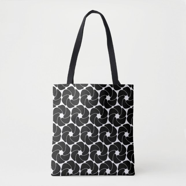 Black White Siam Tote Bag (Front)