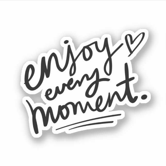 Black White Simple Motivational Quote (Front)