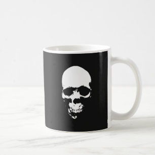 Black & White Skull Coffee Mug