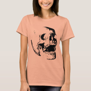 Black White Skull T-Shirt