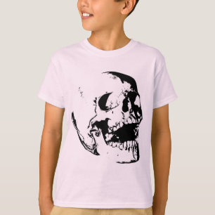 Black White Skull T-Shirt