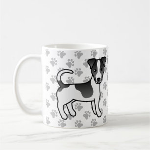 Black & White Smooth Coat Jack Russell Terrier Dog Coffee Mug