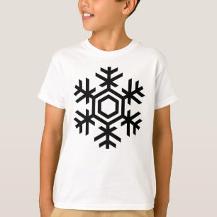 Black & White Snowflake T-Shirt