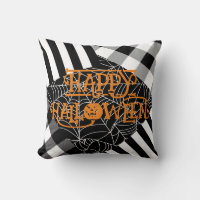 Black & White Spiderweb Patchwork Halloween