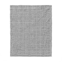 Black White Square Labyrinthine Optical Pattern