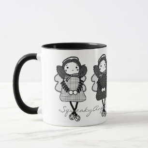 Black & White SqueakyAngels Mug