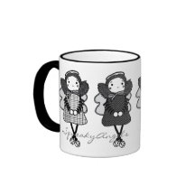 Black & White SqueakyAngels Mug