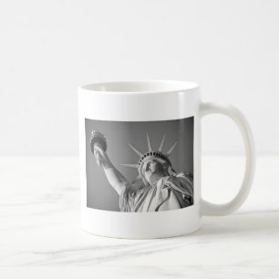Black White Statue of Liberty Coffee Mug