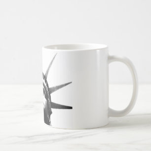 Black & White Statue of Liberty Coffee Mug